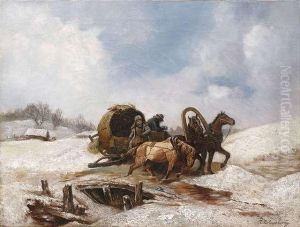 Troika In Winterlicher Landschaft