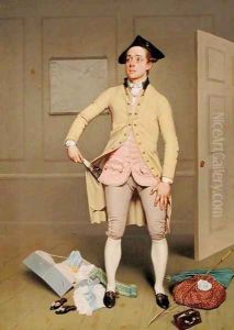 Samuel Thomas Russell in Samuel Footes The Mayor of Garratt, c.1810-11 by Samuel de Wilde