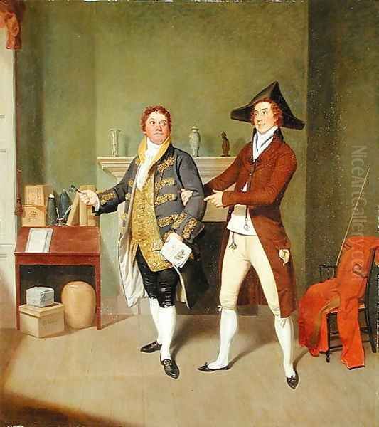 John Quick and John Fawcett in Thomas Moretons The Way to Get Married, 1796 - view 1