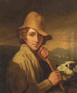 Portrait of a Shephard by Samuel de Wilde