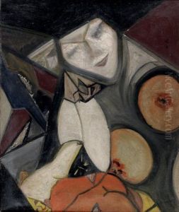 Composition Cubiste Au Masque by Federico Kromka