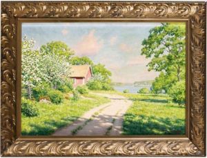 Blommande Appeltrad