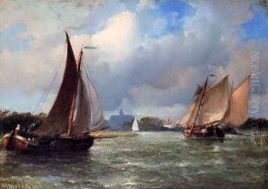 Bomschuiten Heading For Shore by Antonie Waldorp