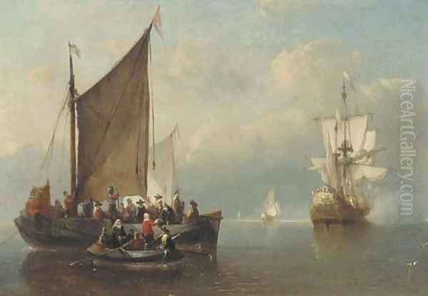 A salute at sea - view 1