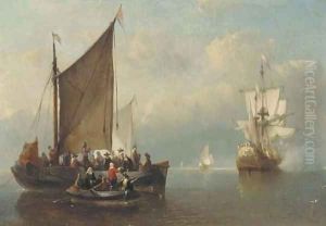 A salute at sea by Antonie Waldorp