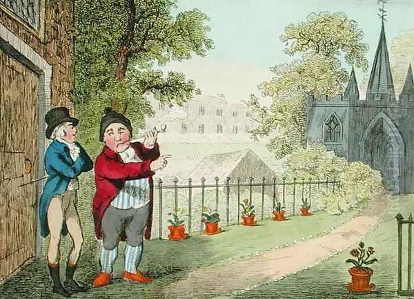 Shewing a Garden, engraved by Isaac Cruikshank (1756-c.1811), published 1796 - view 1