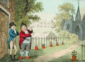 Shewing a Garden, engraved by Isaac Cruikshank (1756-c.1811), published 1796 by George Moutard Woodward