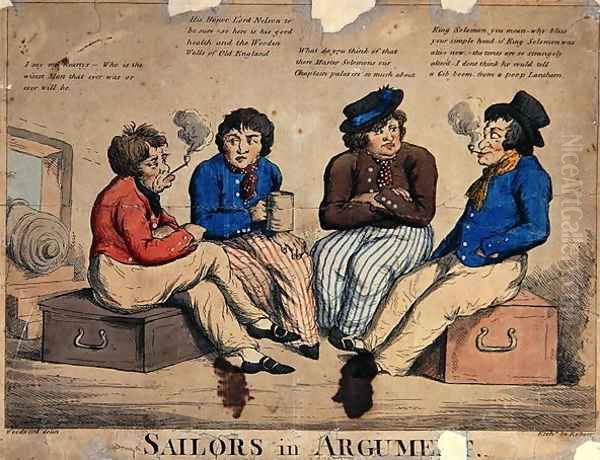 Sailors in Argument, engraved by Roberts - view 1