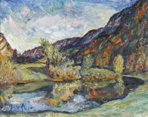 L'arcuse Sur Noiraigue by Charles L'Eplattenier