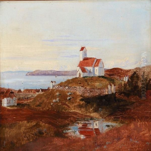 View Towards Helgenaes Church, Denmark - view 1