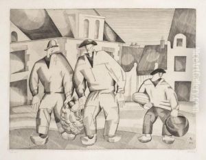 Les Trois Marins by Jean Emile Laboureur