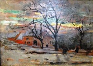 Hiver En Bourgogne by Charles Lacour
