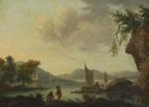 Paysage Fluvial Anime De Personnages