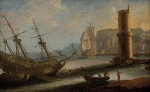 Hafen Mit Segelschiffen