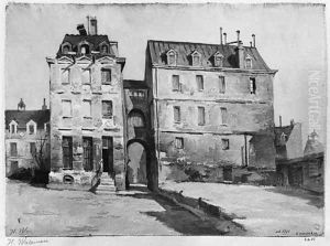 View of the Maternite Port-Royal, the entrance vault, 1905