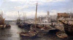 Peel, Isle of Man, 1887-88 by William Edward Webb