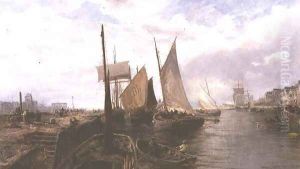 Bristol Docks by William Edward Webb
