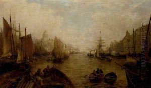 Shipping on the Thames by William Edward Webb