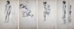 Set Of 4 Drawings Set Of 4 Drawings