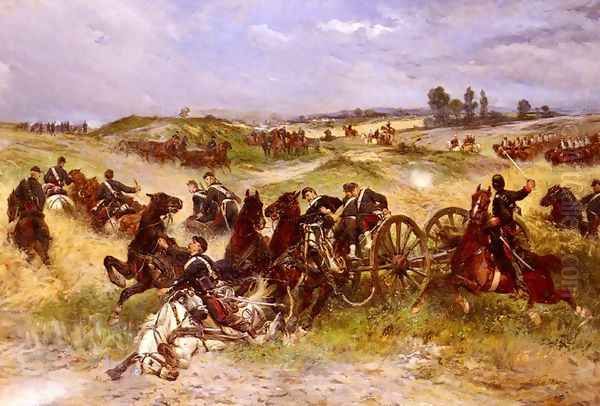 The Fray Of Battle (or The Franco-Prussian War) - view 1