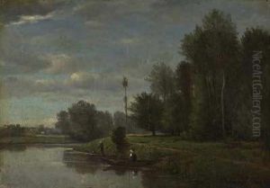 Sommerliche Fluslandschaft