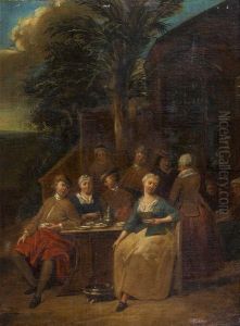Collation Devant L'auberge by Jan Baptist Lambrechts