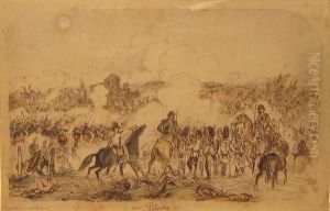 Bataille De Palestro by Eugene Louis Lami