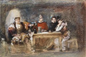 Le Reconfort Autour D'une Table by Eugene Louis Lami
