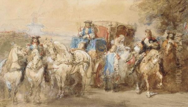 Entrevue De Roi Louis Xiv Avec Madamoiselle De La Valliere - view 1