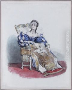 Etude De Costume Pour La Comtesse De Jersey
