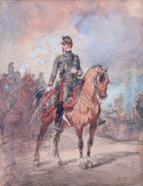 Le Ducd'aumale A Cheval - view 1