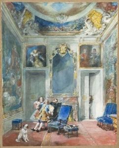 Scene Du 'malade Imaginaire' De Moliere