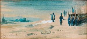 Napoleon Et Ses Troupes by Eugene Louis Lami