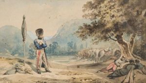 Le Camp De Luneville by Eugene Louis Lami
