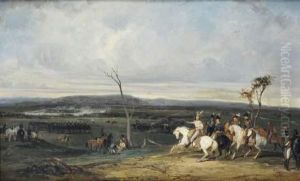 Bataille De Weeringen - Camp De Chaillot by Eugene Louis Lami