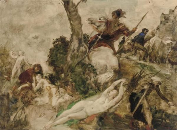 The Rape Of The Sabine Women - view 1