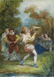 Melicerne, D'apres Moliere by Eugene Louis Lami