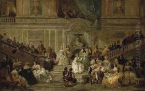L'escalier Des Ambassadeurs, A Versailles