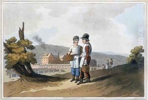 Factory Children, from The Costume of Yorkshire engraved by Robert Havell (1769-1832) 1814 by George Walker