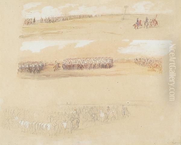 Cavalry Manouvers - view 1