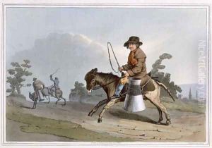The Milk Boy, engraved by Robert Havell the Elder, published 1814 by Robinson and Son, Leeds The Milk Boy, engraved by Robert Havell the Elder, published 1814 by Robinson and Son, Leeds