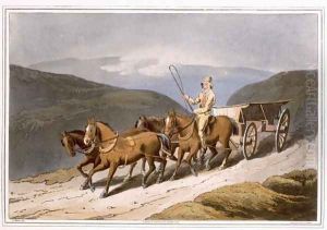 The East Riding or Wolds Wagon, engraved by Robert Havell the Elder, published 1814 by Robinson and Son, Leeds The East Riding or Wolds Wagon, engraved by Robert Havell the Elder, published 1814 by Robinson and Son, Leeds