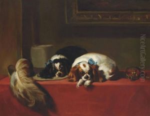 King Charles Spaniels by Sir Edwin Henry Landseer