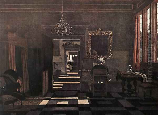 Interior with a Woman at the Virginals c. 1665 - view 1