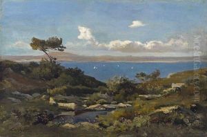 Paysage Mediterranee by Emmanuel Lansyer