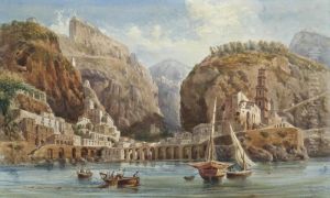 Fishing At Atrani On The Amalfi Coast