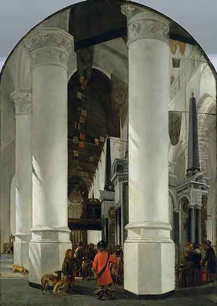 Interior view of the New Church in Delft - view 1