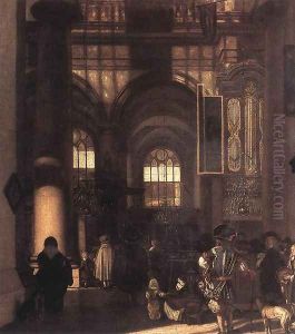 Interior of a Church 1674 by Emanuel de Witte