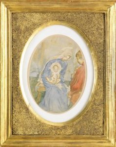 Jungfru Maria Med Jesusbarnet / Madonna by Carl Larsson