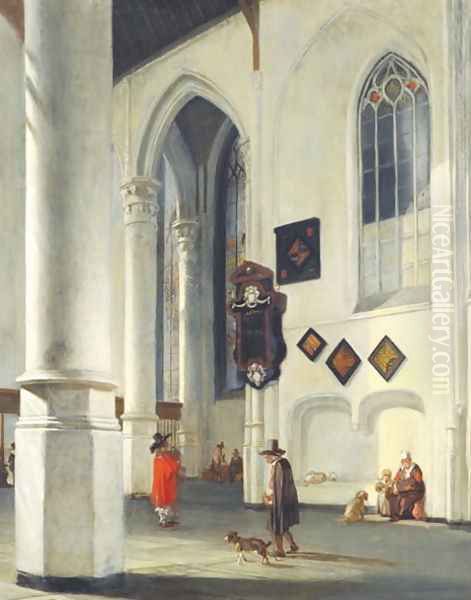 Interior of the Old Church at Delft, 1653-55 - view 1